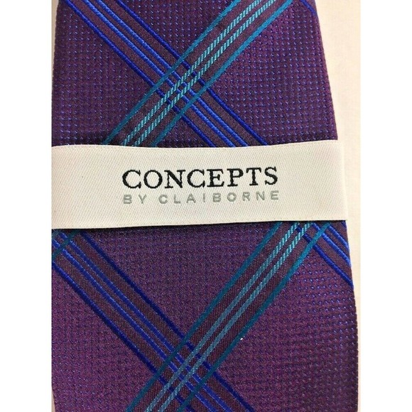 Concepts by Claiborne Diamond Silk Neck Tie - Picture 7 of 10